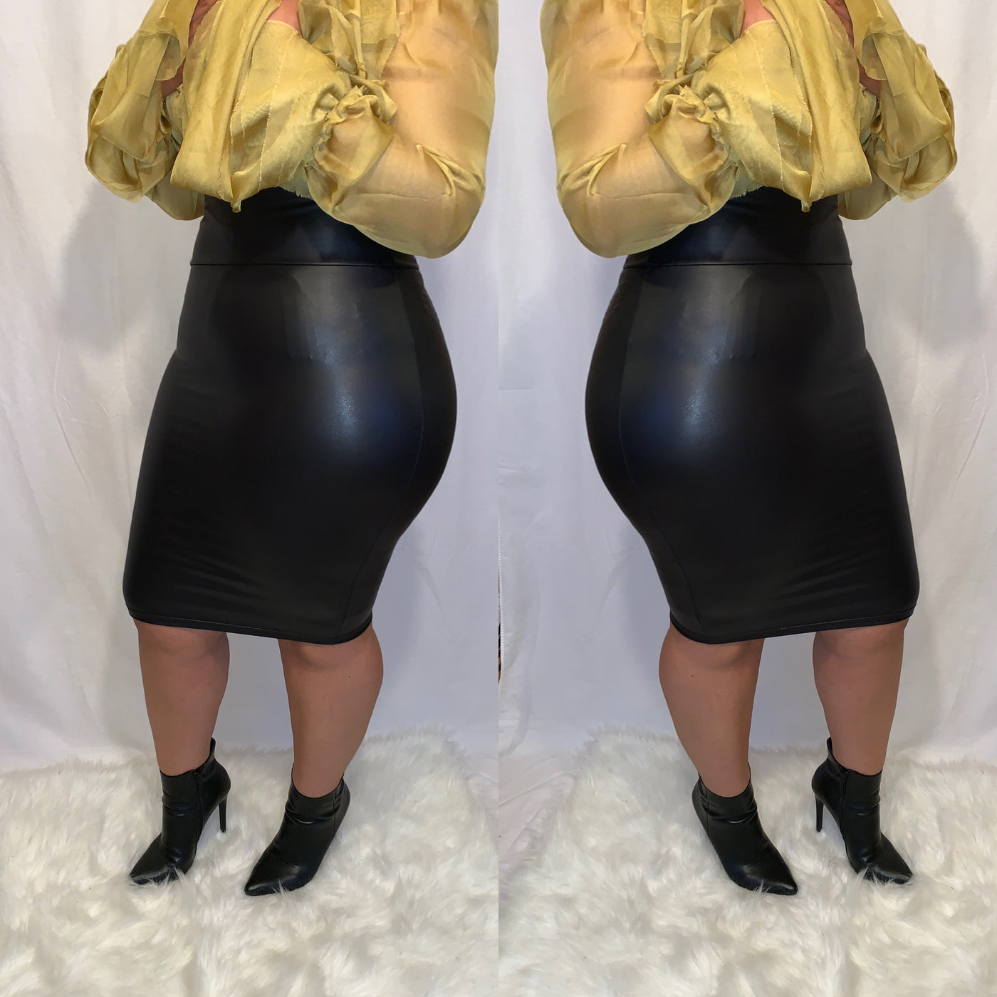 Faux Leather Skirts