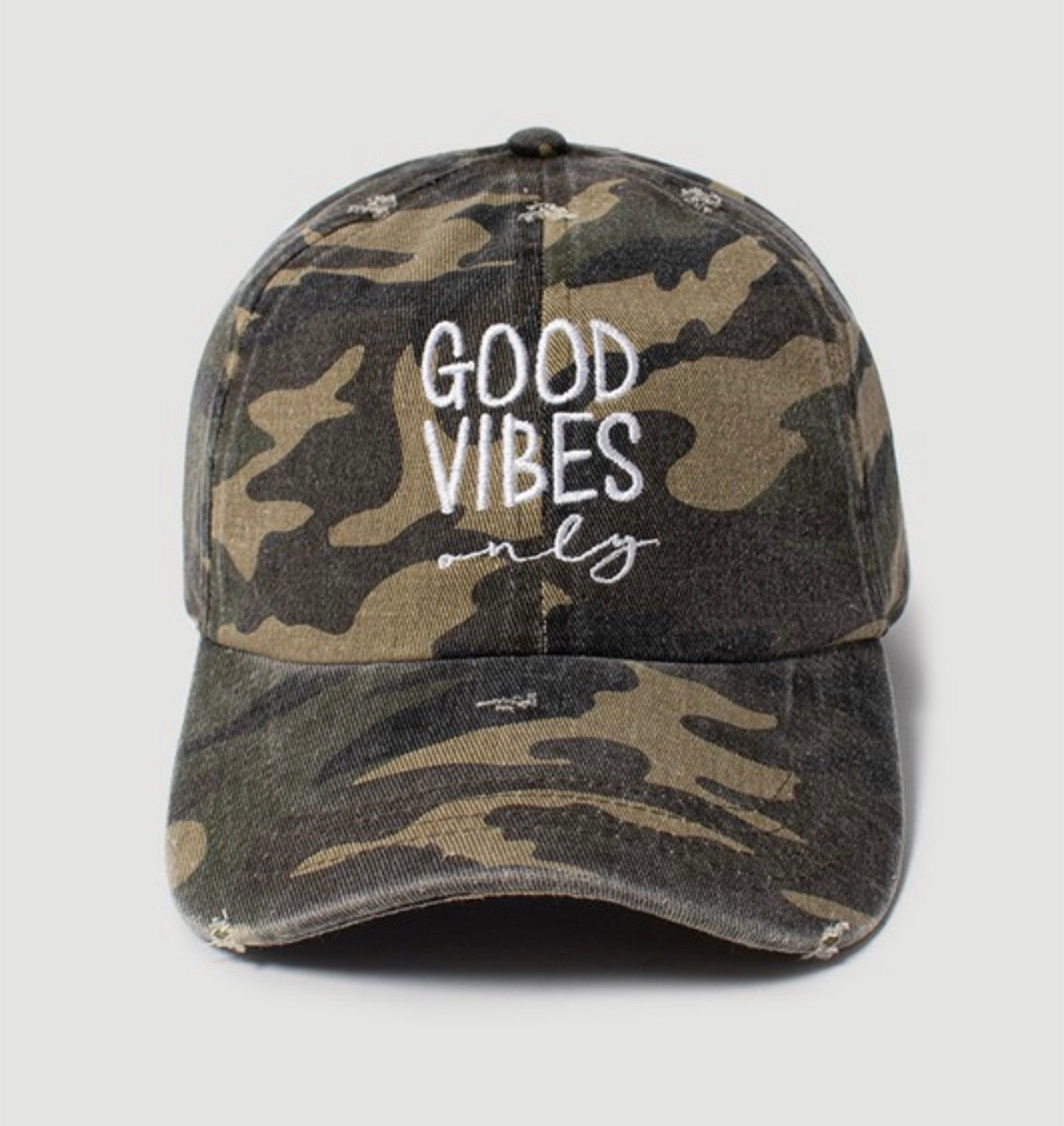 Good Vibes Camo Hat