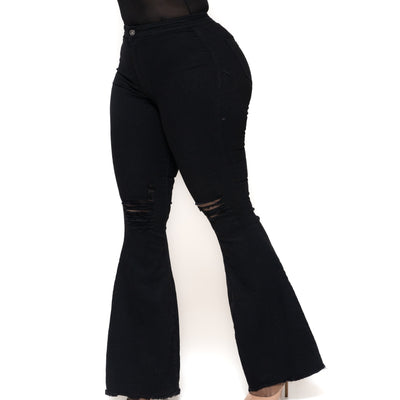 Perfect Fit Bell Bottoms (Black)