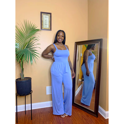 Falling Solid Jumpsuit