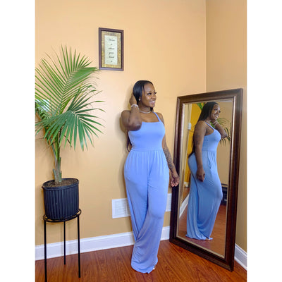 Falling Solid Jumpsuit