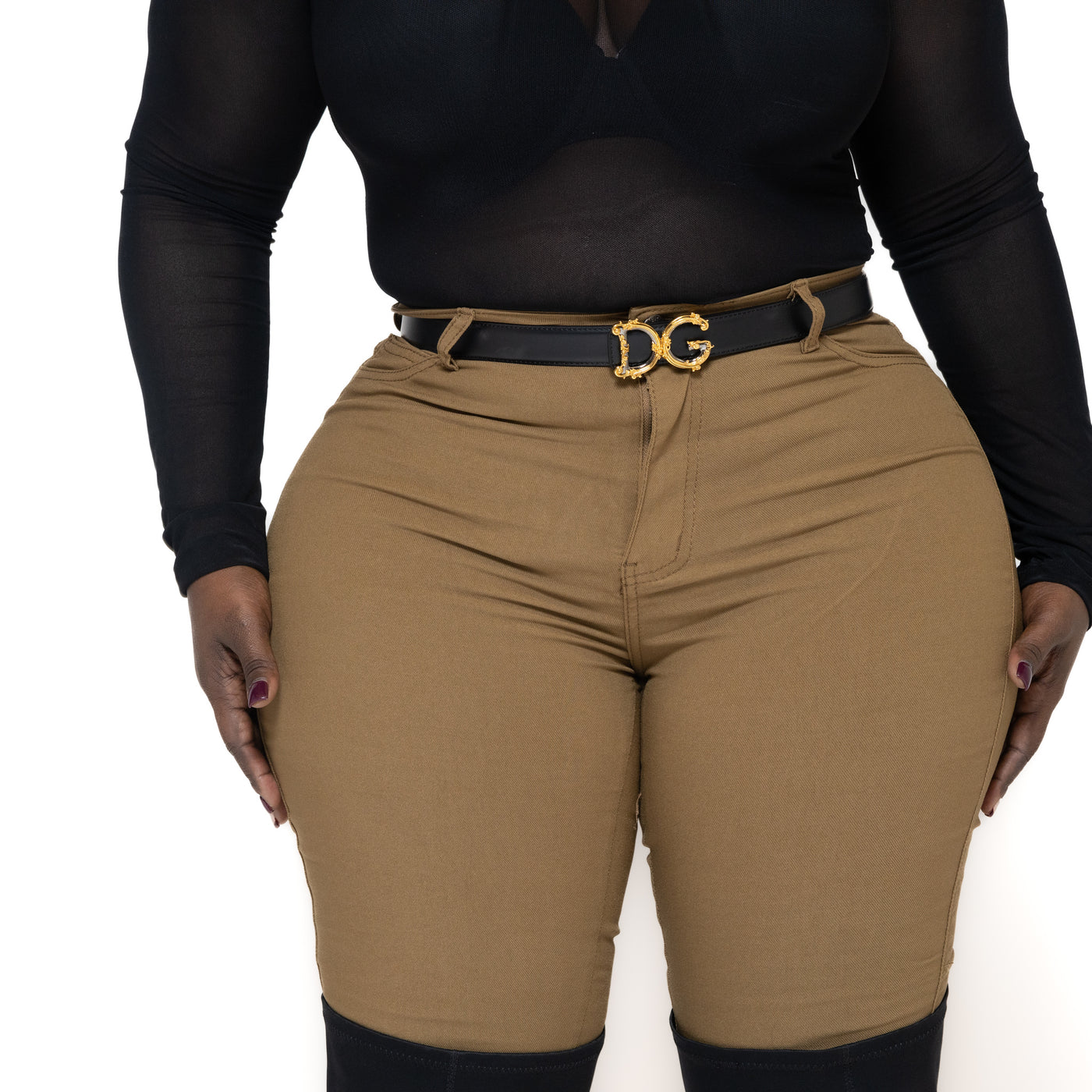 Fav High Waisted Jeans (Mocha)