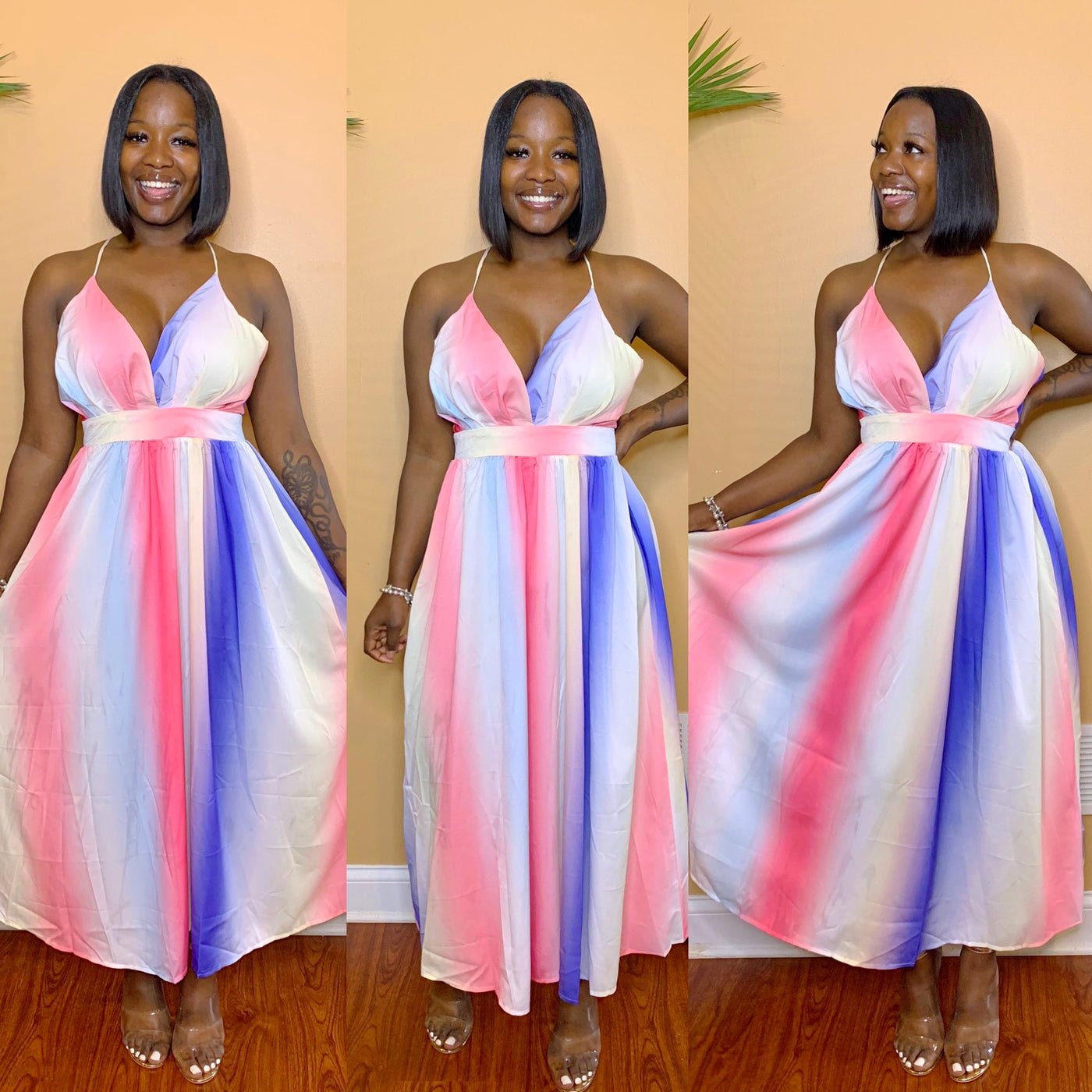 Color Rainbow Dress