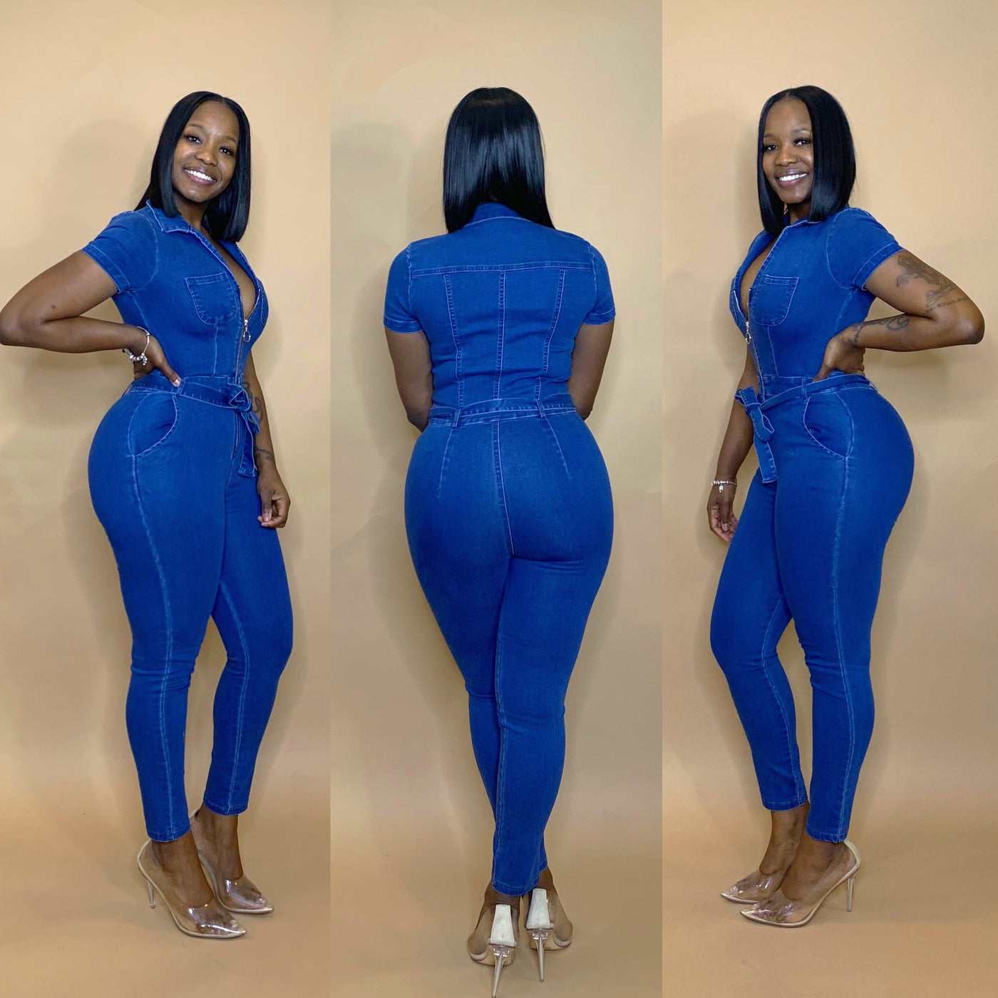 Must Be Nice Denim Jumpsuit