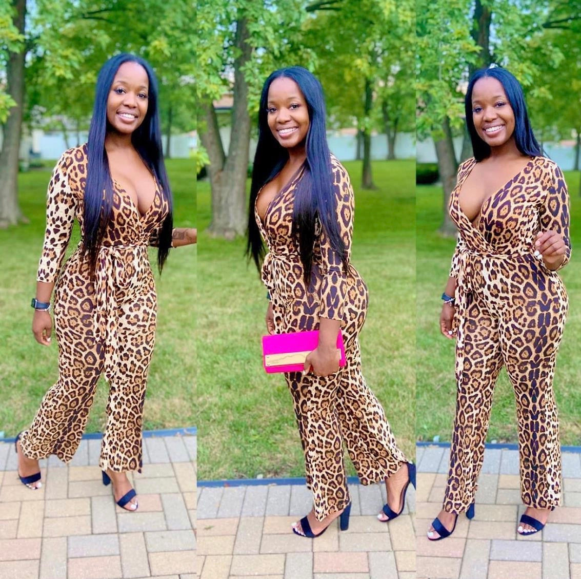 Animal Print Jumpsuit