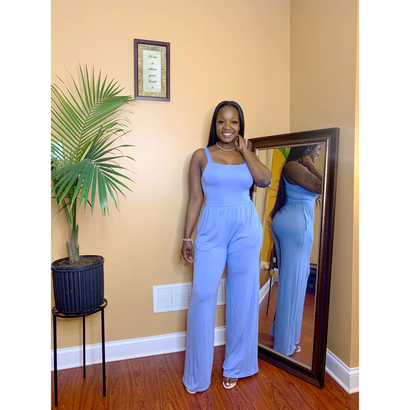 Falling Solid Jumpsuit