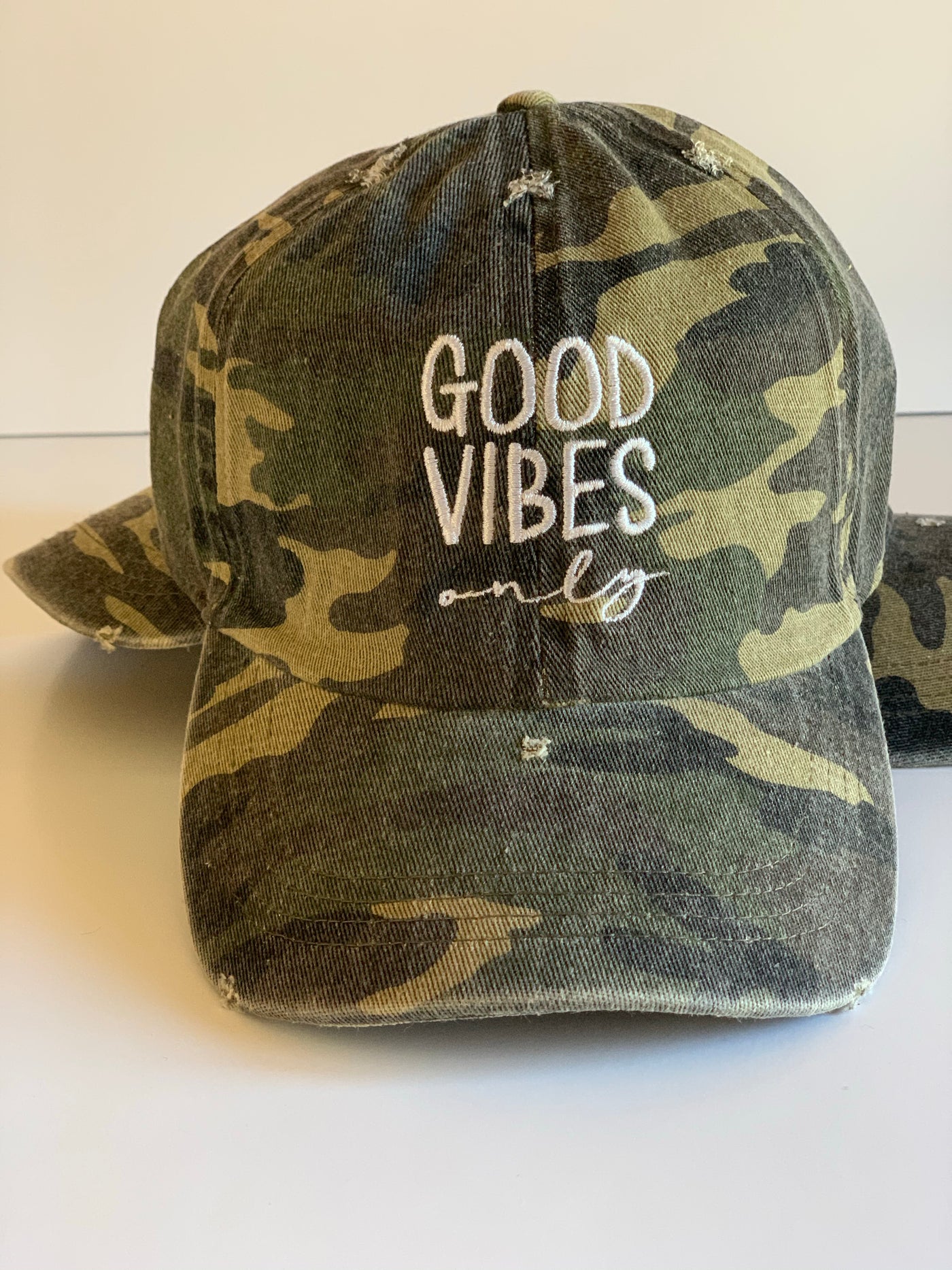 Good Vibes Camo Hat