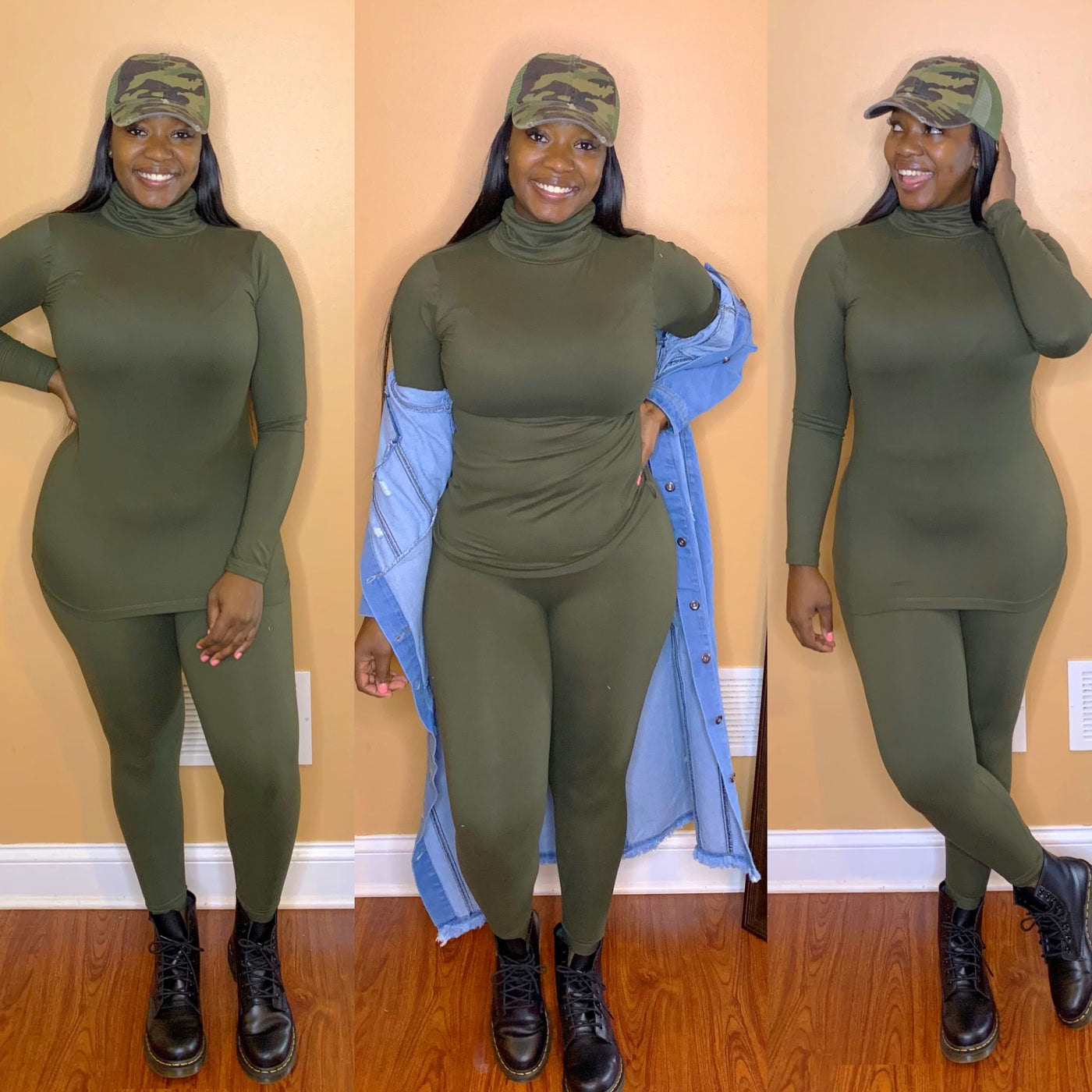 Simple But Cute (Dark Olive)